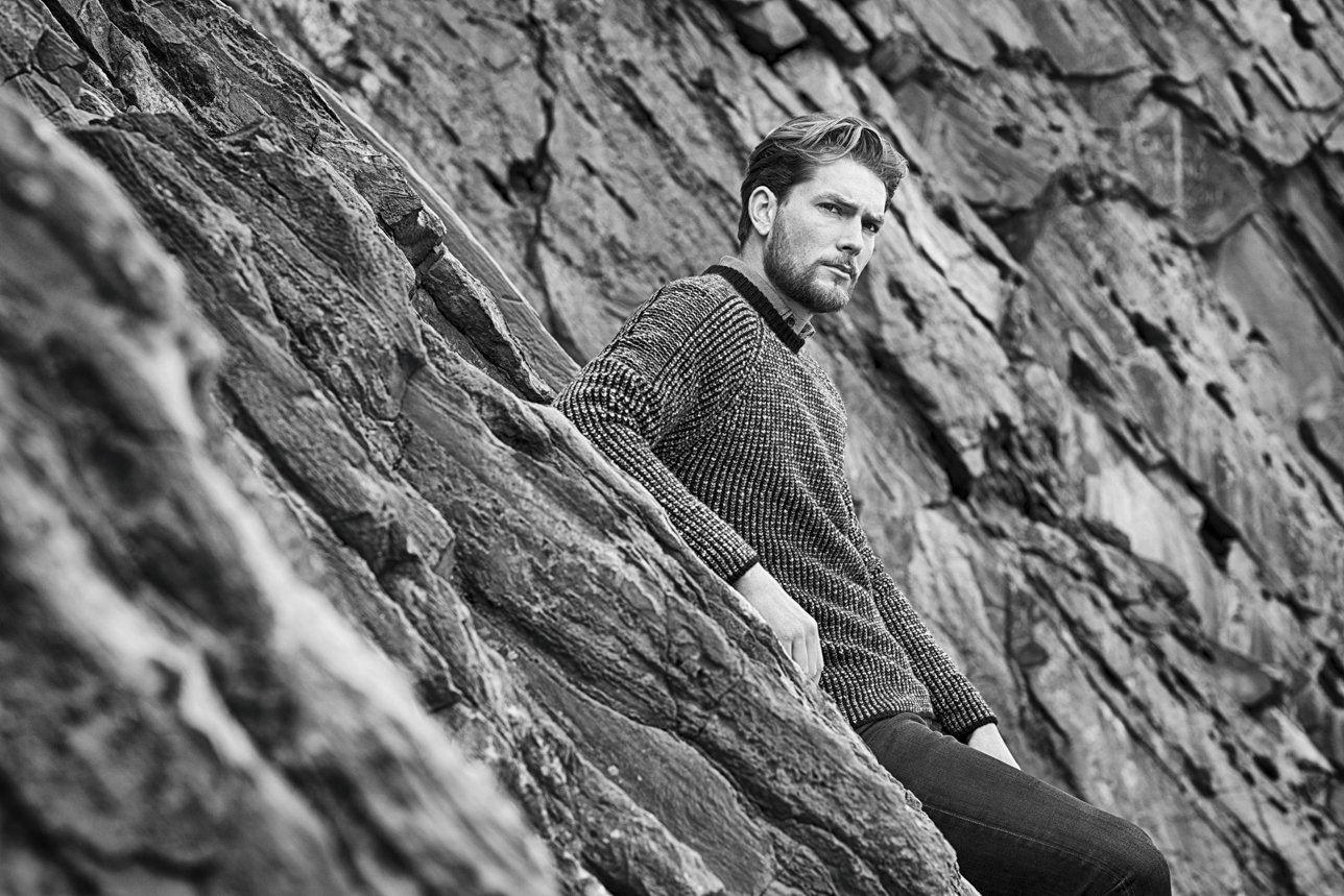 , Ireland, by Suzy McCanny , Fashion-photographer-Ireland,_E5A0206.CR2 Fashion Photography Knitwear. Models Alice Navarin & Lewis Burton. Fashion Photographer